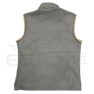 Chaleco polar gris 330GSM chaqueta de caza sin mangas bordada personalizada al por mayor chaleco al aire libre a prueba de viento - Product Image 6