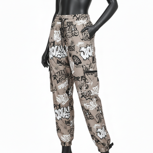 Pantalones Cortavientos para Mujer, Ligeros, de Tela de Poliéster Tejida, Impresión por Sublimación Completa, Logotipo Personalizado - Product Image 4