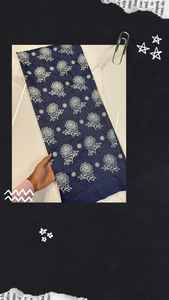 Tissu en denim 100% coton de qualité supérieure avec motif floral brodé pour garçons, filles, textile de maison et usage de mariage - Haute qualité - Product Image 3