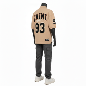 Camiseta Polo Beige para Hombre, Tejido Premium de Algodón y Poliéster Pique, Suave y Transpirable, con Logotipo Bordado Personalizado - Product Image 2