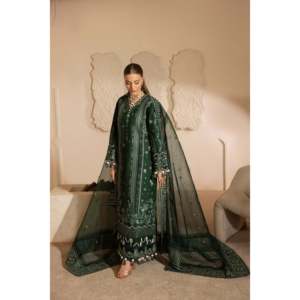 Vestido Bordado Mehmatal-Zinia-Lawn, Elegante Estilo para Madre de la Novia-MBN-07 - Product Image 5