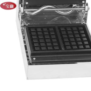 Machine à crêpes commerciale 2025 Offres Spéciales antiadhésive <span class=keywords><strong>4</strong></span> tranches carrée <span class=keywords><strong>Mini</strong></span> machine à gaufres pour magasin d'alimentation - Product Image 4