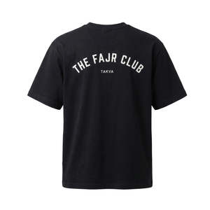 T-shirts modestes de la collection Fajr Club, décontractés, à manches courtes, 100% coton, respirants, pour toutes les saisons - Product Image 3