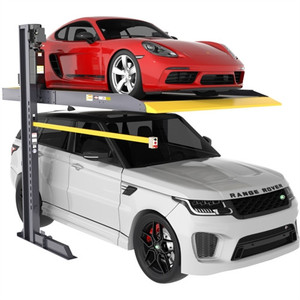 Elevador de Estacionamiento de 2 Postes BendPak PL-6000DCX 2026, Ancho, 6,000 Lbs, con Motor, para Exteriores, con Columnas Compartidas - Product Image 1