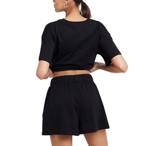 Nouveau femmes vêtements de sport d'été à manches courtes t-shirt et short ensemble ensembles pour femmes pour femmes 2026 - Product Image 6