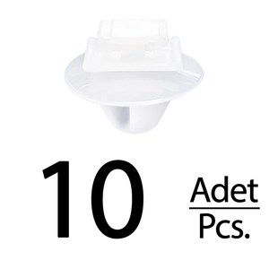 Clips de fixation pour Renault, Peugeot, Citroën, Fiat - 10 pièces - Product Image 1