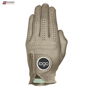 ถุงมือกอล์ฟเล่นกีฬาของผู้หญิงสีขาวระบายอากาศได้ดีหนังแกะนุ่มทนทานพร้อมบรรจุภัณฑ์แบบกำหนดเองขนาดสำหรับผู้ใหญ่ - Product Image 4