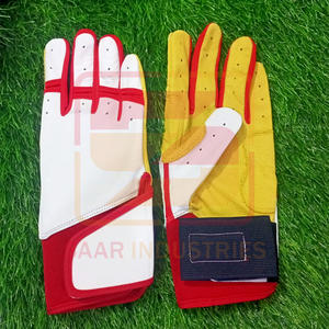 Gants de frappeur professionnels en cuir Cabretta personnalisés pour jeunes et adultes à bas prix pour la frappe de baseball professionnelle - Product Image 2