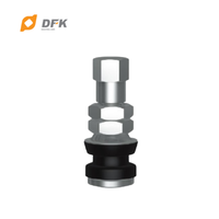 Valve de pneu tubeless pour moto DFK, en acier inoxydable/laiton, ajustement universel, certifiée ISO9001, personnalisable OEM/ODM, voitures, motos