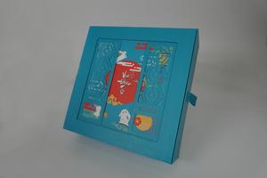 Boîte de papier kraft personnalisée OEM conteneur de cadeau de gâteau de lune fait à la main avec emballage coloré pour nourriture bougie vêtements ou autocollant - Product Image 5