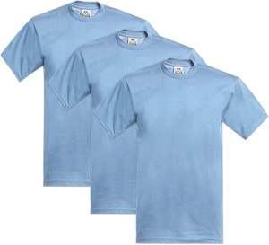 เสื้อยืดคอกลมแขนสั้นผ้าฝ้ายหนานุ่มสำหรับผู้ชาย แพ็ค 3 ตัว ขายส่ง ปี 2025 คุณภาพดีที่สุด ผลิตในปากีสถาน - Product Image 1