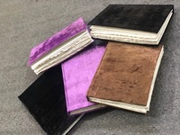 Cuaderno de Tapa Dura NEW ERA NEO-VELVET con Cubierta de Tela de Terciopelo de Algodón, Diario, Libro de Bocetos, Borde Desflecado, Sin Madera, Hecho a Mano