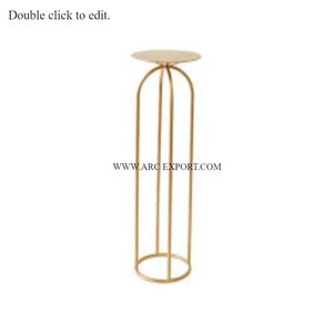 Marvelous Designing Metal <b>Brass</b> Gold and White Indoor Harlow <b>Stand</b> Finest Quality Custom Shape Events Party Ware Harlow <b>Stand</b> - Product Image 4