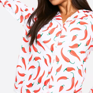 Pijamas de Poliéster y Spandex Suaves y Transpirables de Alta Calidad, con Botones, Manga Larga, 2 Piezas, Ropa de Dormir para Mujer, Cintura Elástica - Product Image 5