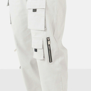 Pantalones transpirables de peso pesado para hombre, pantalones con múltiples bolsillos para exteriores, senderismo, ropa de trabajo a prueba de viento, pantalones utilitarios de carga, venta al por mayor - Product Image 2