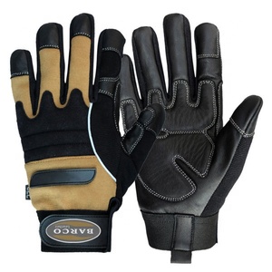 Mechanic Safety <b>Gloves</b> Cotton/Spandex Breathable Thermal Eco-Friendly Unlined Wrist Length for Men - Product Image 1