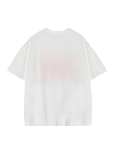 T-shirt en tissu éponge 100 % coton 300 g/m² surdimensionné, imprimé par transfert thermique direct, pour homme, écologique, respirant, imprimé sur mesure - Product Image 6
