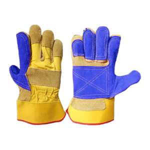 Gants de travail du cuir à bas prix du fournisseur direct de l'usine à vendre Gants de travail en cuir sur mesure avec votre logo - Product Image 2