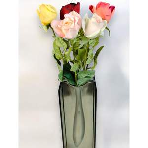 Annaflower - Rosa Artificial Amarilla de 60 cm para Decoración del Hogar y Fiestas de Boda - Product Image 3