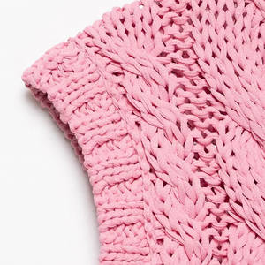 Camisetas sin Mangas de Punto con Cuello Redondo, Estampado Digital de Flores, Transpirables, Ligeras y Dulces, 100% Poliéster, Nueva Moda Primavera 2025 para Mujer - Product Image 5