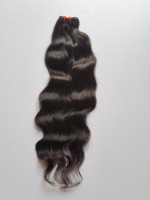 Lot de Cheveux Humains de Temple, Fournisseur d'Usine, Vente en Gros à Prix Abordable, Cheveux Indiens Bruts Remy Vierge Non Traités avec Cuticules Alignées