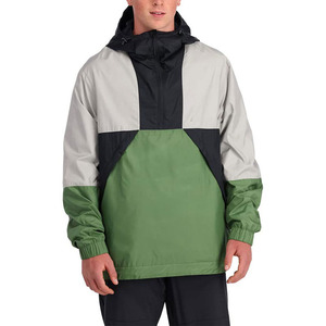 Chaqueta cortavientos en Pakistán Hombres en blanco 100% Nylon Wind Hood Chaqueta cortavientos A prueba de lluvia Pullover Chaqueta cortavientos para hombre - Product Image 3