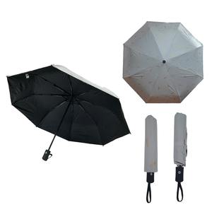 Paraguas Plegable Compacto Clásico, Semiautomático, 12 Varillas Reforzadas, Resistente a los Rayos UV, Poliéster, Resistente al Viento, Diseño Unisex - Product Image 2