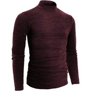Wholesale Men's Long Sleeve Winter Warm Anti-Shrink Quick Dry <b>Knitted</b> Sweater Breathable Comfortable Polyester - Product Image 6