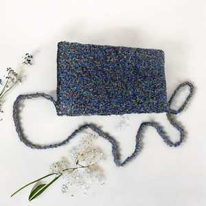 Bolso de Magnolia con cuentas, monedero con cuentas florales, bolso de flores blancas, bolso de hombro de primavera, monederos con cuentas de verano, hecho a mano floral - Product Image 3