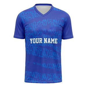 Camisetas Deportivas con Cuello en V, Unisex, Estampadas, Transpirables, de Secado Rápido, que Absorben la Humedad, Manga Corta, Personalizables para Equipos, en Oferta - Product Image 2