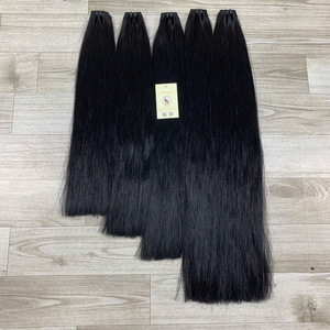 ผมเรีมีแท้100% เวียดนามผ้าตรงเรียบสำหรับผู้หญิงปลายผมคู่สุด - Product Image 3