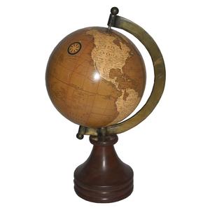 Globo terráqueo decorativo de metal, el mejor artículo de aluminio de alta calidad, escultura de hierro de Color dorado, rotación hueca - Product Image 4