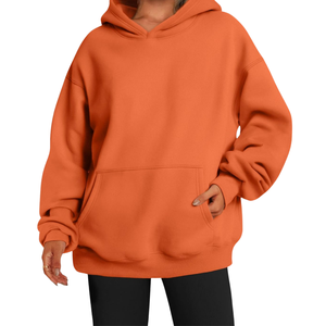 Sudadera con capucha de lana de algodón HeavyGSM 100% para mujer, sudadera de invierno más vendida, diseño bordado, transpirable, cómoda, alta - Product Image 1