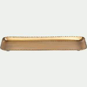 Bandejas de servicio decorativas de Ramadán de boda de latón multifuncional de primera calidad personalizadas modernas de lujo de Metal artesanía Floral medio - Product Image 1