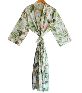 เสื้อคลุมยาวผ้าฝ้ายควิลท์สำหรับผู้หญิงทำด้วยมือเสื้อแจ็กเก็ตแบบรัดเอวแบบธรรมชาติ - Product Image 1