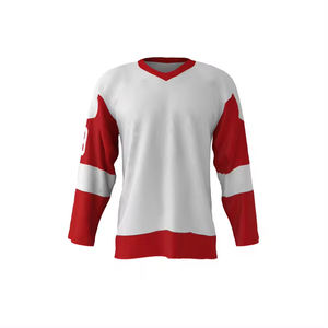 À la mode Haute demande directe fabriquée en usine Maillot de hockey sur glace Séchage rapide confortable Maillot de hockey sur glace durable - Product Image 5