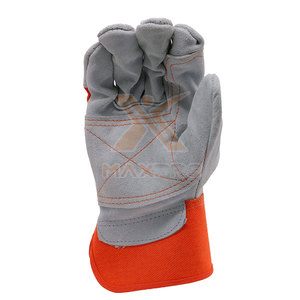 Heavy Duty Anti Slip Working <b>Gloves</b> Cut Resistant Leather Working <b>Gloves</b> Work Wear Safety <b>Gloves</b> - Product Image 5