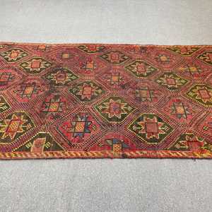 Alfombra de 5.3x10 pies, Alfombra Vintage Grande, Alfombra Oriental Roja - Product Image 2