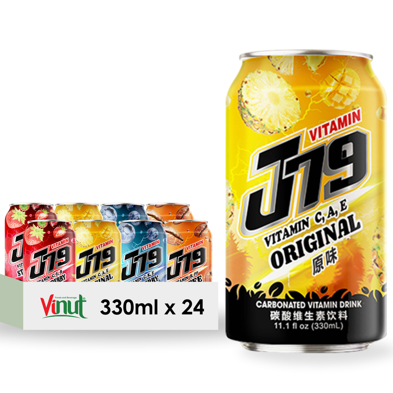J79 Energy Drink Strawberry flavor 330ml