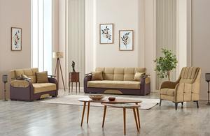 Sofá cama de tela reclinable elegante y cómodo para sala de estar Hotel Villa apartamento Hospital con relleno de esponja duradero - Product Image 4