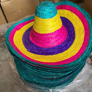 หมวกฟางลายปักโลโก้สำหรับปาร์ตี้ฤดูร้อนร้านอาหารชายหาดฉลองงานแต่งงานทัวร์ใช้ในชีวิตประจำวัน - Product Image 1