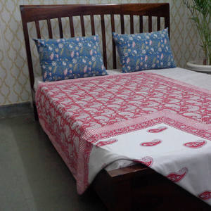 Newest Trending <b>Blankets</b> Indian Traditional Hand Block Printed Soft Cotton Voile Twin Size Dohar for Bulk Supply - Product Image 3