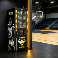Distributeur automatique de protéines TCN pour salle de sport et centre de fitness, écran tactile 32 pouces, distributeur de poudre en libre-service