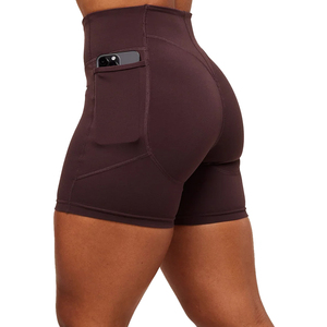 Pantalones cortos de fitness transpirables para mujer al por mayor pantalones cortos de fitness personalizados para mujer - Product Image 1