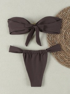 Traje de baño de una pieza sexy para mujer, traje de baño femenino 2025, Monokini ovalado de un hombro, traje de baño, ropa de playa, Biquini - Product Image 6