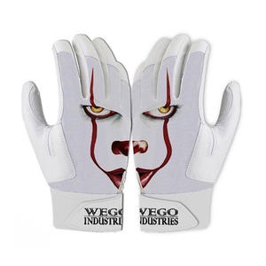 Professional Customized Goat Skin Leather Hand Protection Baseball Batting Gloves OEM Softball Batting Gloves - Product Image 4