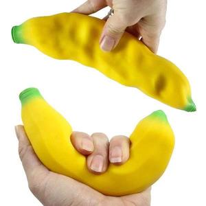 Banana PU foam antistress toys creativo colorato vent ball decompression toy bambini giocattolo per adulti palla antistress - Product Image 1