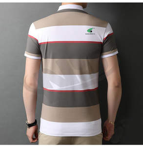 Vente en gros de polos à logo personnalisé avec motifs imprimés solides Polos pour hommes de haute qualité Tenue décontractée d'été Nouvelle arrivée Fit - Product Image 6