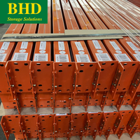 Poutres d'étape de revêtement de poudre poutres résistantes de support pour l'équipement de stockage de rayonnage d'entrepôt de système