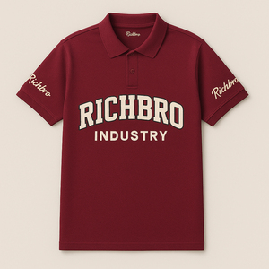 Polo de golf de performance avec logo personnalisé pour hommes, polos en toile à motif solide évacuant l'humidité - Product Image 2